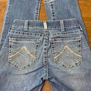 Ariat REAL Women Jeans size 27R - 27W x 34L Straight Medium Western